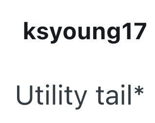 ksyoung17 Utility tail*
