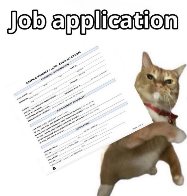 FULL NAME ADDRESS Job application PERSONAL INFORMATION EMPLOYMENT/JOB APPLICATION _ DATE E-MAIL SOCIAL SECURITY NUMBER (SSN) BATE AVAILABLE POSITION APPLIED FOR PHONE DESIRED PAY S EMPLOYMENT DESIRED: PALMSONAL EMPLOYMENT ELIGIBILITY ARE YOU A US CITIZENT O NO. ARE YOU ALLOWED TO WORK IN THE US HAVE YOU EVER WORKED FOR THIS EMPLOYER? K YES, WRITE THE START AND END DATES, HAVE YOU EVER BEEN CONVICTED OF A FELONY? VES, PLEASE EXPLAIN HIGH SCHOOL, FROM GRADUATE DIPLOMA COLLEGE: FROM GRADUATE DEGREE