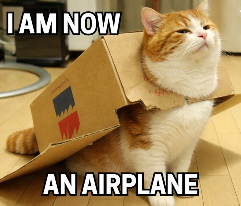 I AM NOW AN AIRPLANE