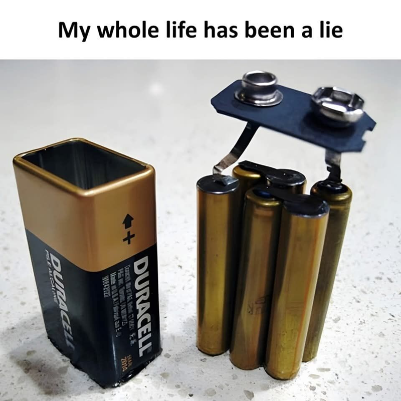 My whole life has been a lie DURACELL Crunchy Did PAR, Bethol CLARK FR HAWNYS HA 28714 DURACELL