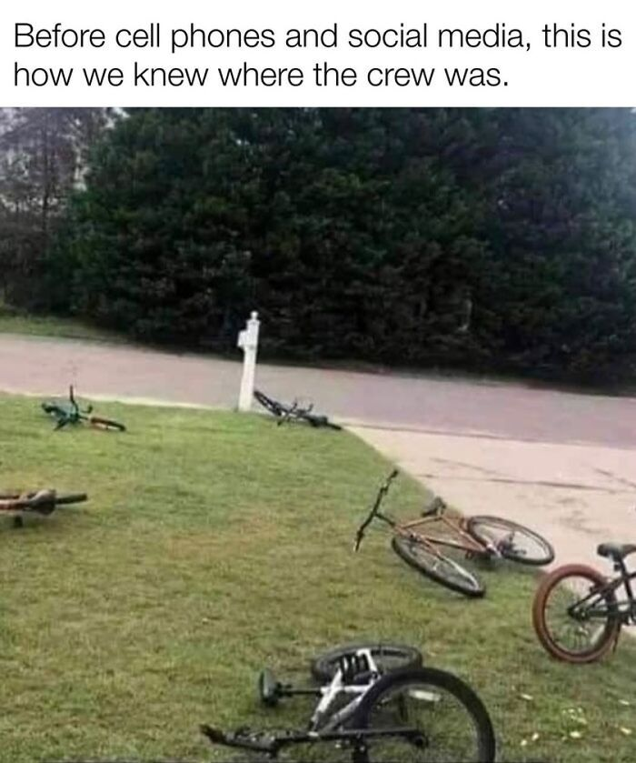 Before cell phones and social media, this is how we knew where the crew was.
