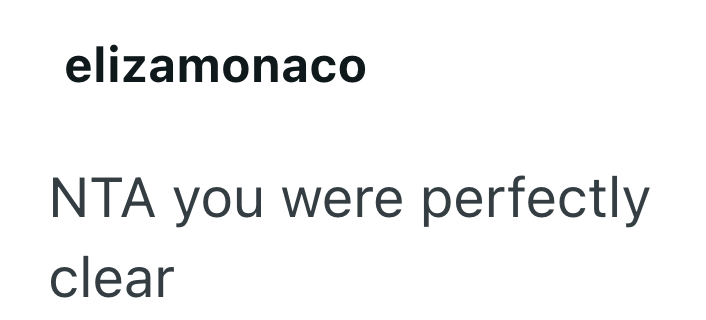 elizamonaco NTA you were perfectly clear