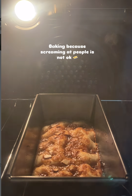 Baking because screaming at people is not ok