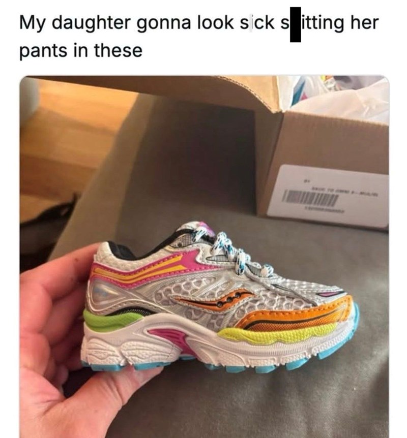 My daughter gonna look sick sitting her pants in these