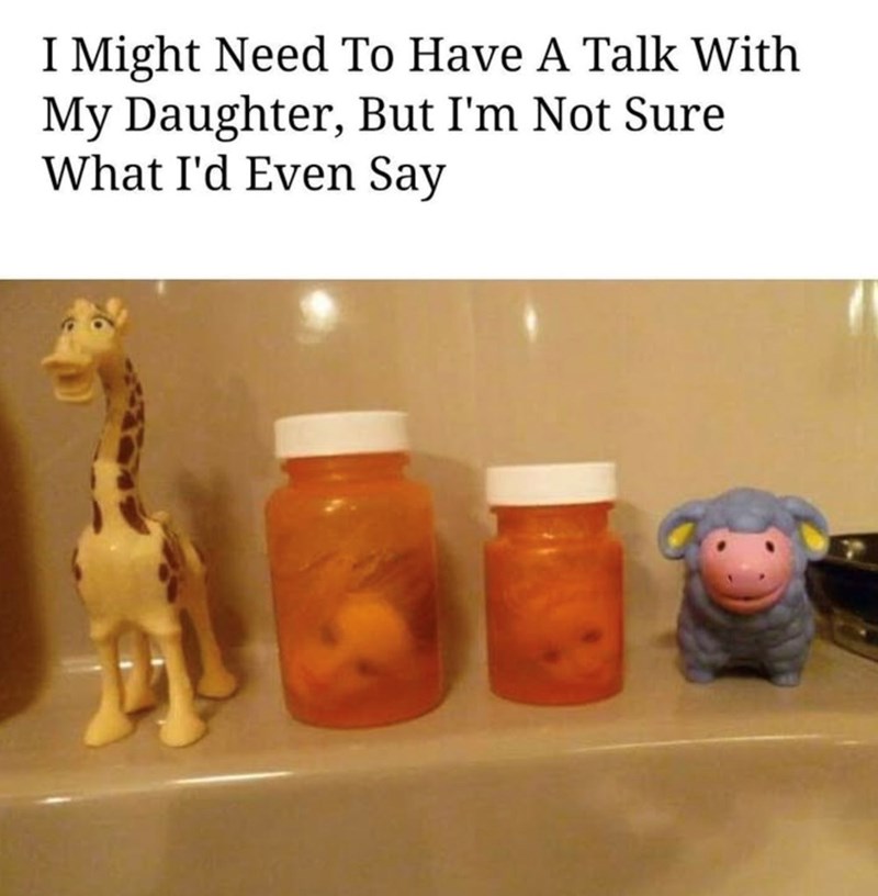 I Might Need To Have A Talk With My Daughter, But I'm Not Sure What I'd Even Say