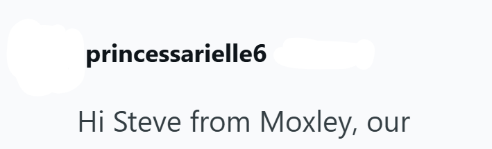 princessarielle6 Hi Steve from Moxley, our