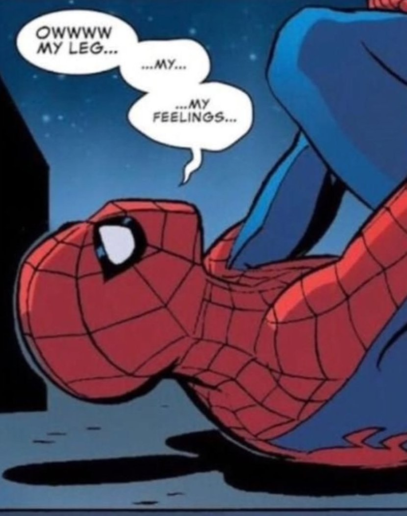 OWWWW MY LEG... ...MY... ...MY FEELINGS... SL