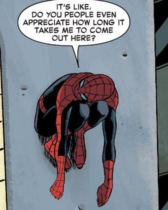 IT'S LIKE, DO YOU PEOPLE EVEN APPRECIATE HOW LONG IT TAKES ME TO COME OUT HERE?