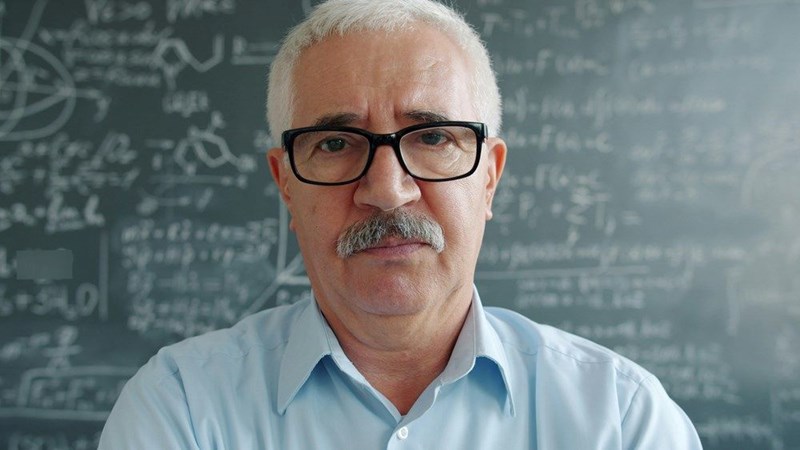 Disappointed college professor.