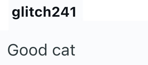 glitch241 Good cat