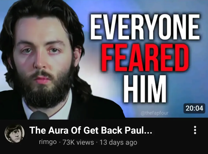 EVERYONE FEARED HIM 20:04 @thefapfour The Aura Of Get Back Paul... rimgo .73K views 13 days ago