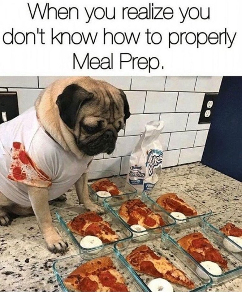 When you realize you don't know how to properly Meal Prep. danelles