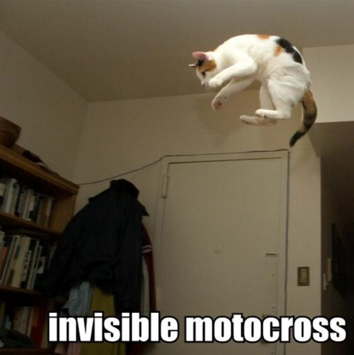 invisible motocross