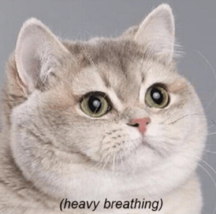 (heavy breathing)