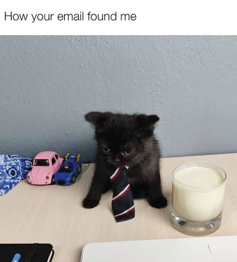 How your email found me