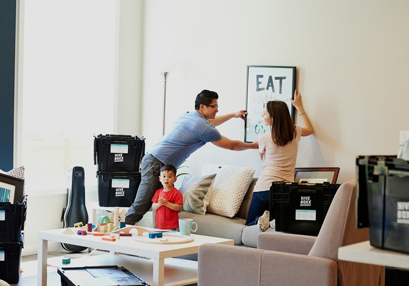 The couple moving into their first house. Not actual story subjects.