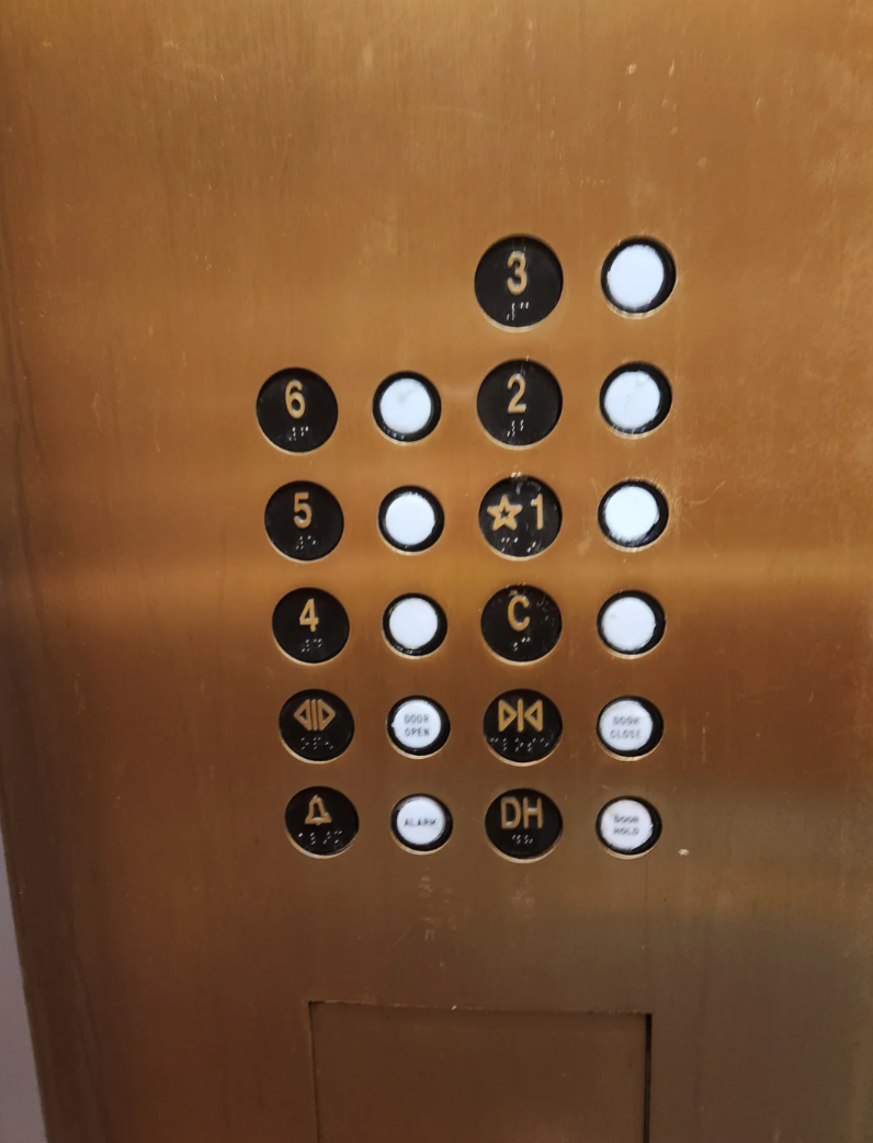3 2 6 5 1 4 C AID A OPEN ALARM " AKA CLOSE DH www
