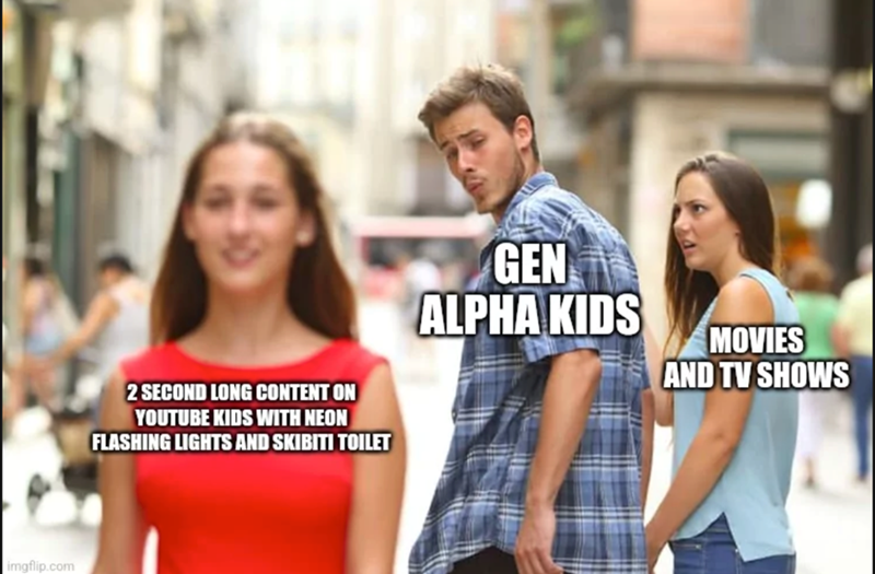 imgflip.com 2 SECOND LONG CONTENT ON YOUTUBE KIDS WITH NEON FLASHING LIGHTS AND SKIBITI TOILET GEN ALPHA KIDS MOVIES AND TV SHOWS