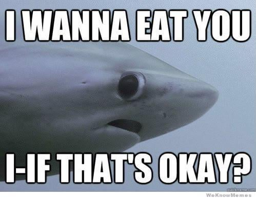 I WANNA EAT YOU I-IF THAT'S OKAY? WeKnowMemes