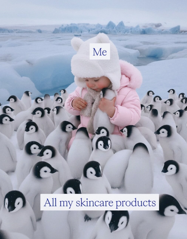 Me All my skincare products