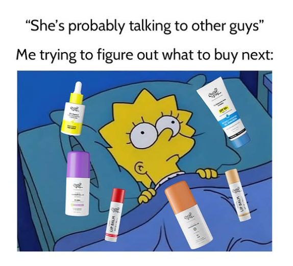 LIP BALM "She's probably talking to other guys" Me trying to figure out what to buy next: