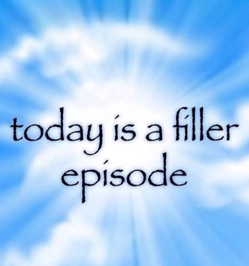 today is a filler episode