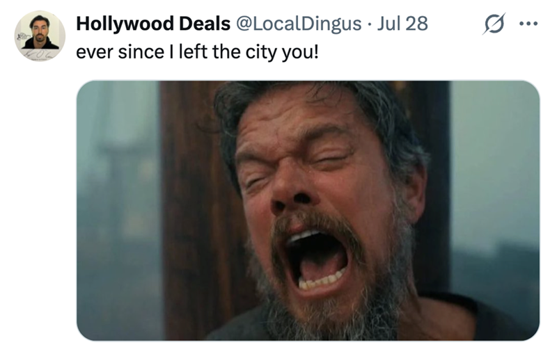 Hollywood Deals @LocalDingus. Jul 28 ever since I left the city you!