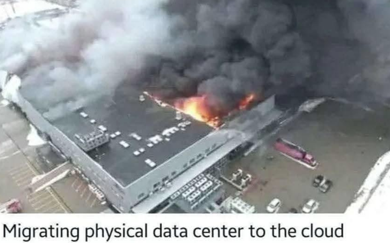 Migrating physical data center to the cloud