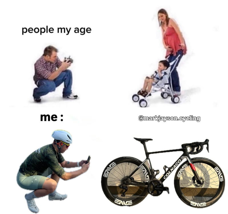 people my age me: ⑥markjayson.cycling MAL COLNAGO