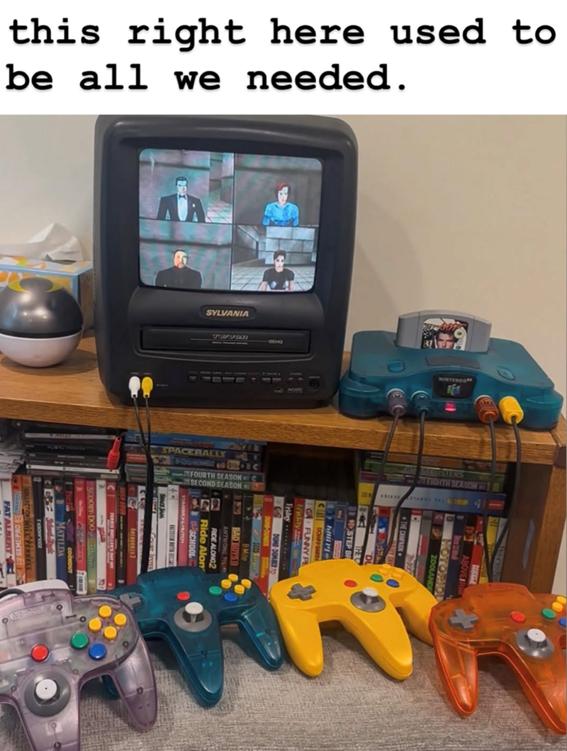this right here used to be all we needed. SYLVANIA TWEN SPACEBALLS FOURTH SEASON SP Howowild bo SECOND SEASON SCOOBY-DO05 MATILDA Row Schoch FAT ALBERT 646 NINTENDOM RES OM SABUSTERS HEIGHTH SEASON STEPE DOWN SA FUNNY P DUME DUMBER 8 Mile BAD BOYS ANTWONE FISH RIDE ALONG 2 Ride Alom SCHOOL ORIDI