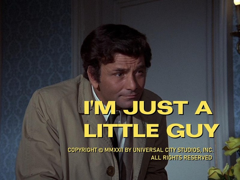 I'M JUST A LITTLE GUY COPYRIGHT MMXXII BY UNIVERSAL CITY STUDIOS, INC. ALL RIGHTS RESERVED
