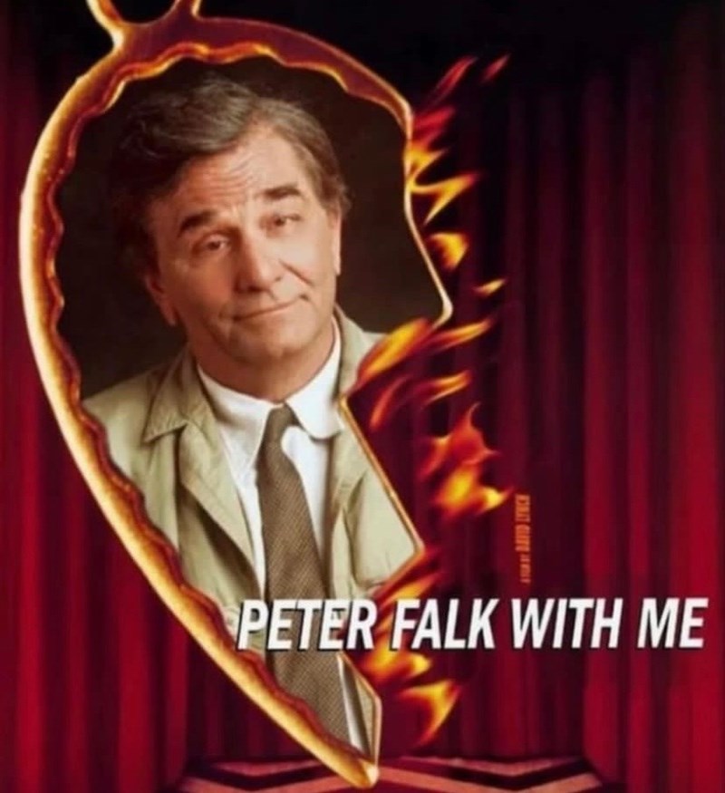 KONAT GLAVO IN WAY PETER FALK WITH ME