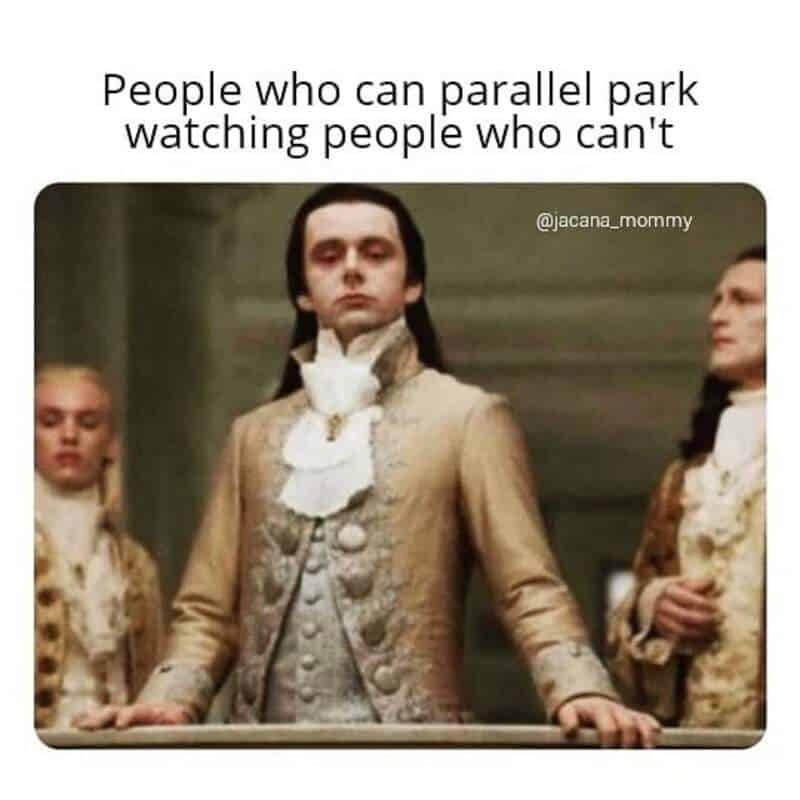 People who can parallel park watching people who can't @jacana_mommy