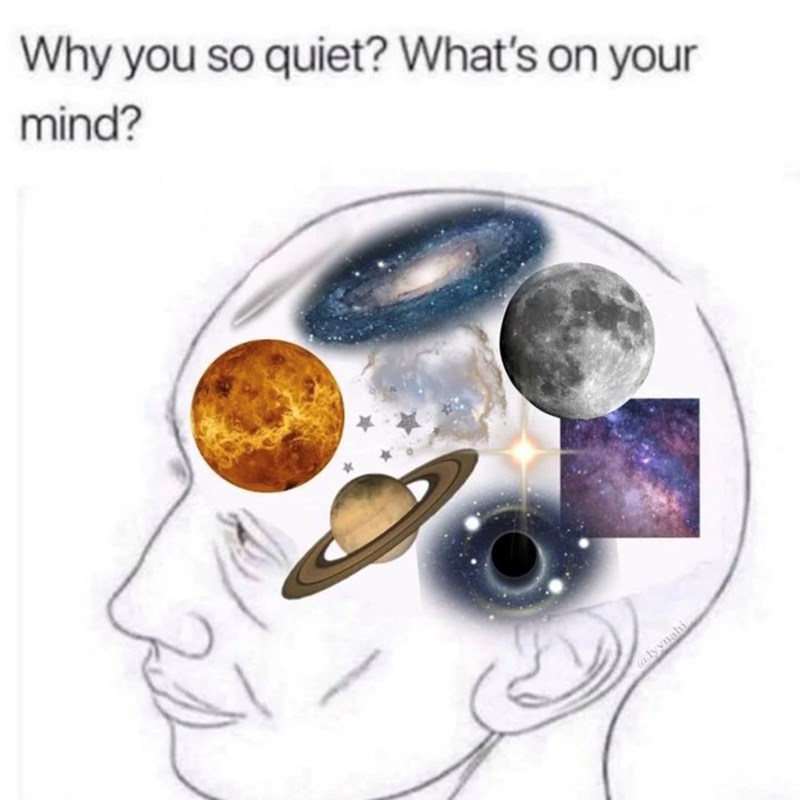 Why you so quiet? What's on your mind? alyynahi