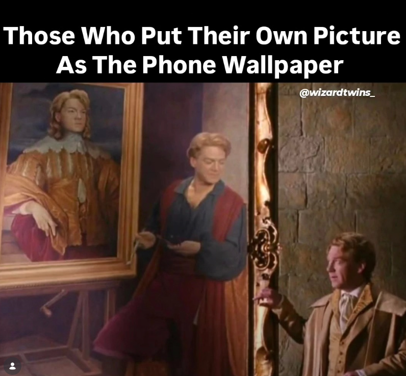 Those Who Put Their Own Picture As The Phone Wallpaper @wizardtwins_