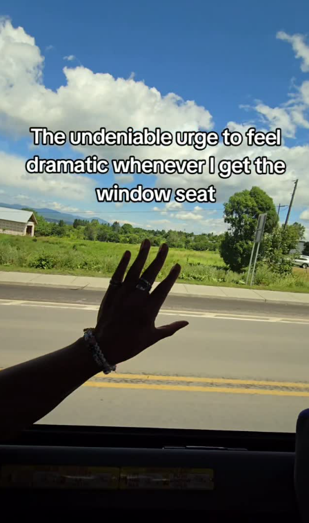 The undeniable urge to feel dramatic whenever I get the window seat