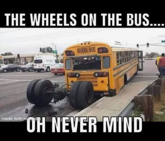 THE WHEELS ON THE BUS.... SCHOOL BUS 404 made with m OH NEVER MIND