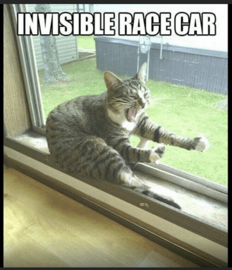 INVISIBLE RACE CAR