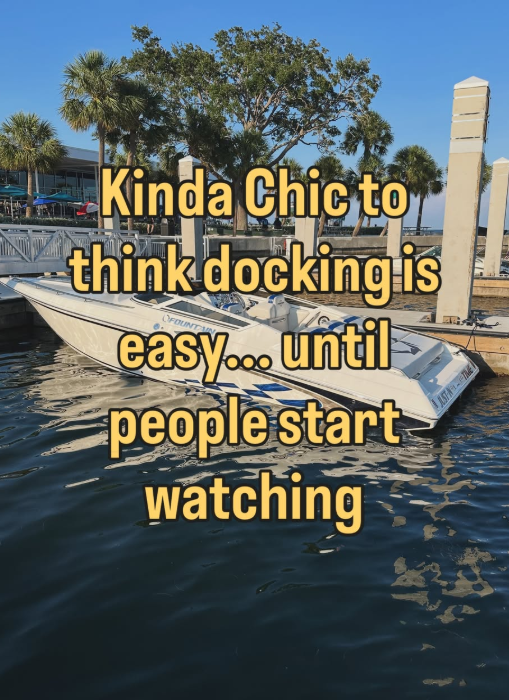 Kinda Chic to think docking is OFDUNT UN easy... until people start watching