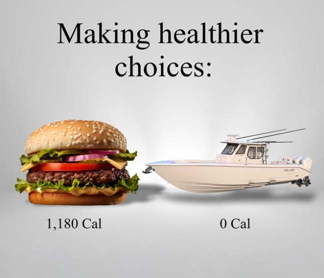 Making healthier choices: 1,180 Cal 0 Cal