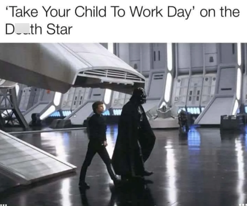 'Take Your Child To Work Day' on the D__th Star