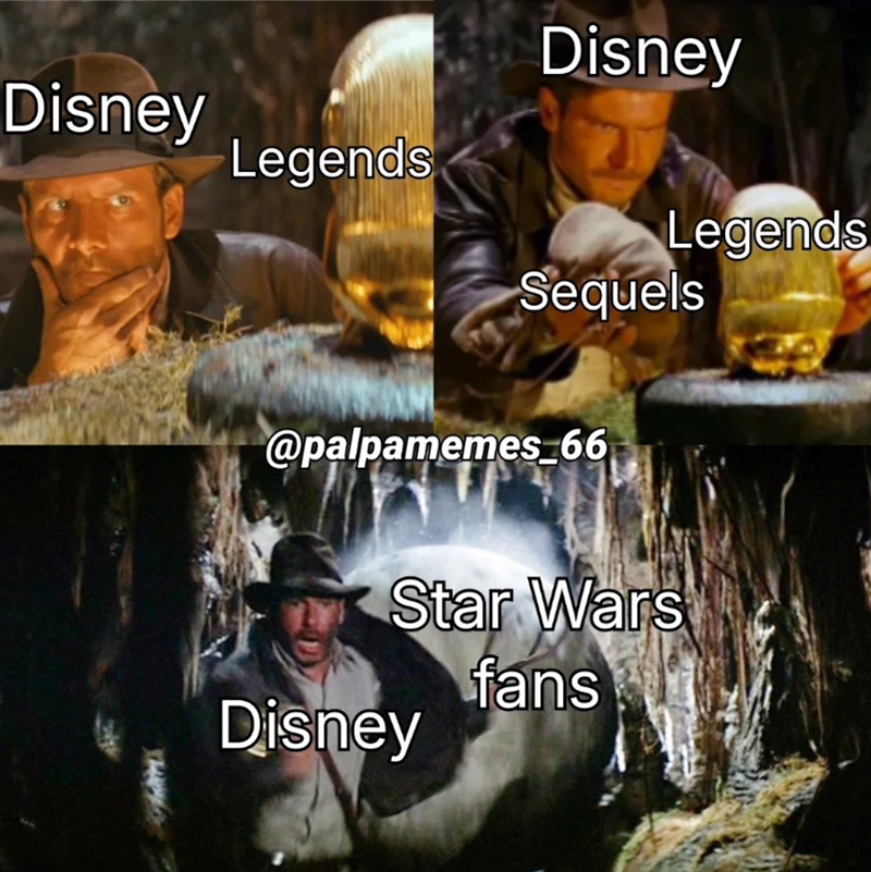Disney Disney Legends Legends Sequels @palpamemes_66 Star Wars fans Disney