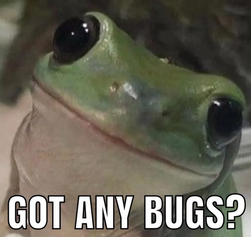 GOT ANY BUGS?
