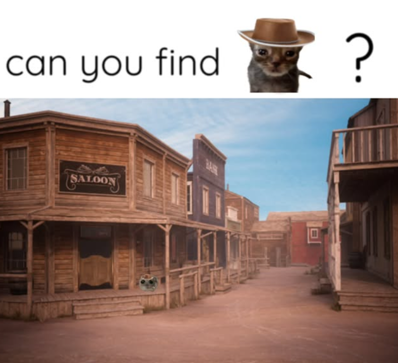 can you find ? SALOON BANK