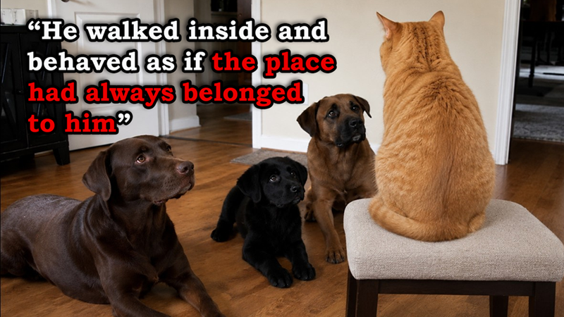 "He walked inside and behaved as if the place had always belonged to him