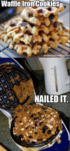 Waffle Iron Cookies endlesssimmer.com NAILED IT.