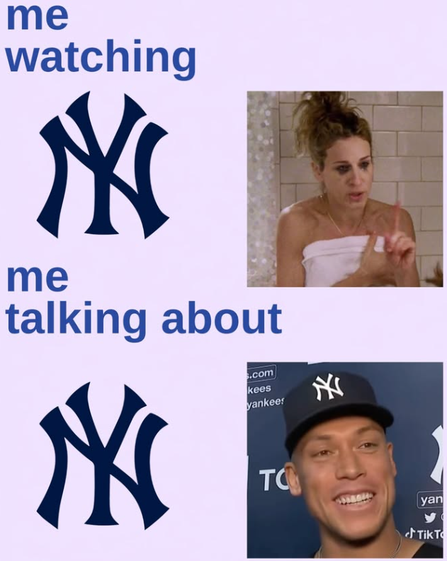 me watching N me talking about N .com kees yankees ΤΟ * yan Tik To