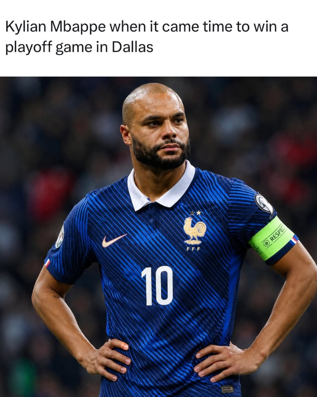 Kylian Mbappe when it came time to win a playoff game in Dallas 10 FFF RESPEC