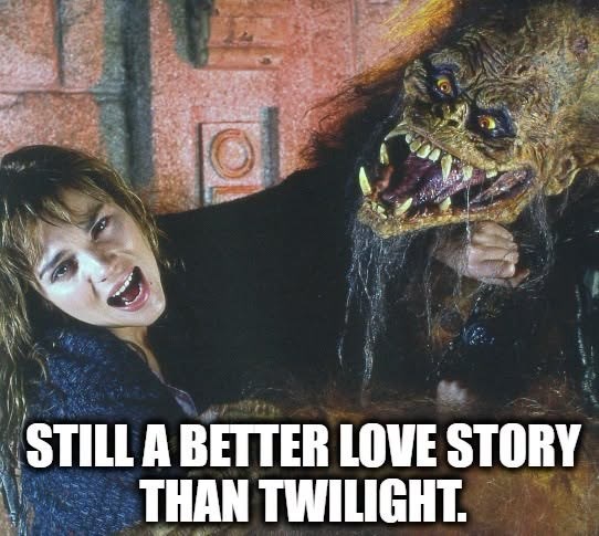 STILL A BETTER LOVE STORY THAN TWILIGHT.
