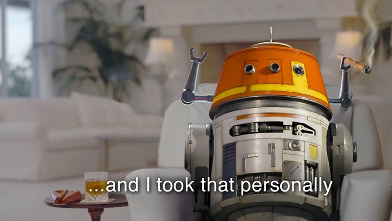 ...and I took that personally
